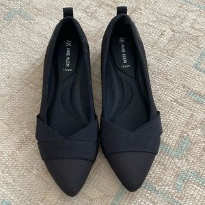 Anne Klein black flats